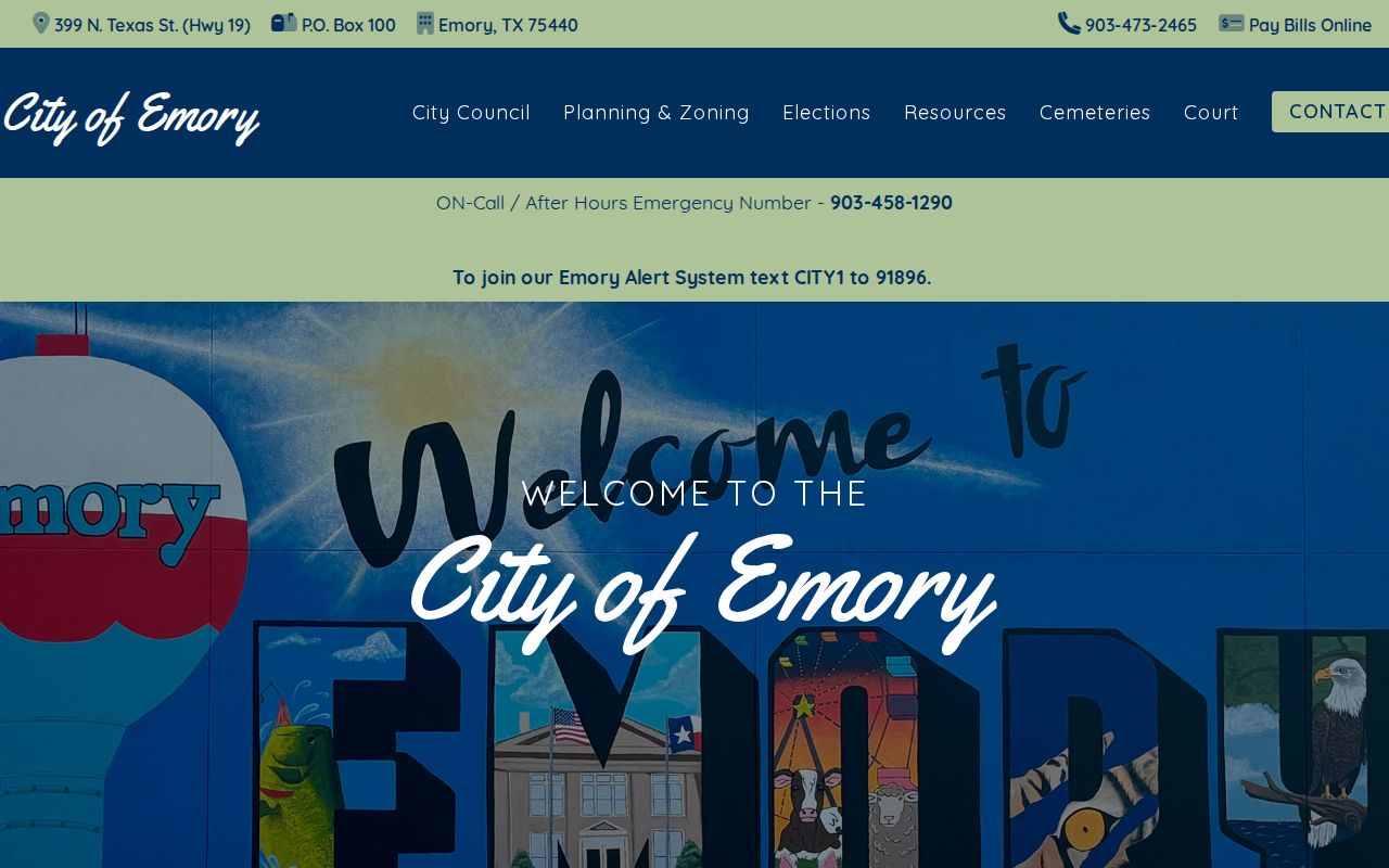 Emory court records official city services